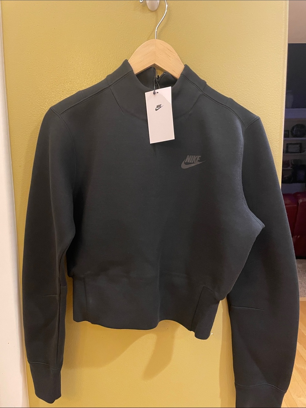 NWT Nike Women’s Sportswear Tech Fleece Mock-Neck Sweatshirt. Price is firm